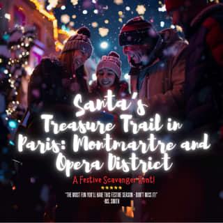 Le sentier des trésors de Noël à Paris : Montmartre