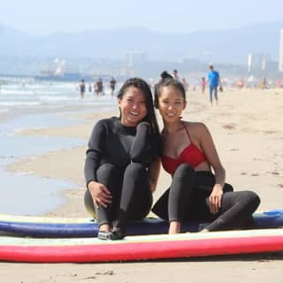 Shared 2 Hour Small Group Surf Lesson in Santa Monica