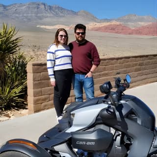 Couples Private Guided Red Rock Tour On A CanAm Trike