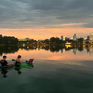 Sunset Clear Kayak or Clear Paddleboard in Orlando