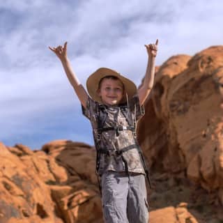 Hiking in the Valley of Fire