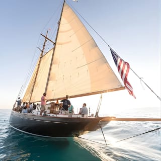 Sailing on Historic Schooner When And If in Salem, MA