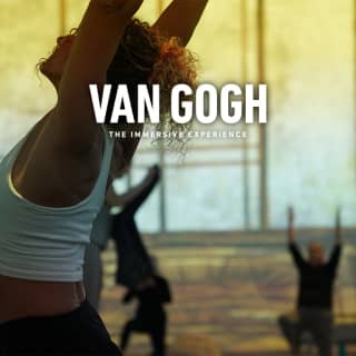 Yoga at Van Gogh: The Immersive Experience