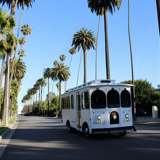 Luxury Hollywood Sightseeing Trolley Bus Tour in Los Angeles