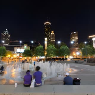 City Lights Atlanta Night-Time Tour with Photos & Dinner Stop