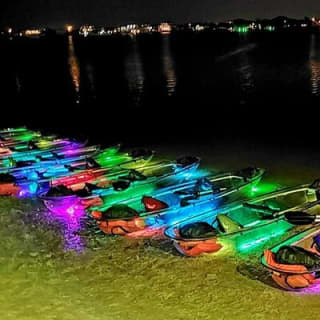 Night Glow Kayak Paddle Session in Pensacola Beach