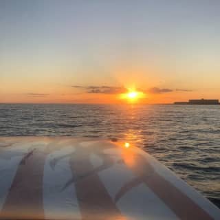 Sunset Dolphin Watching Cruise in Destin Harbor