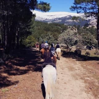 Ruta a caballo en un entorno único