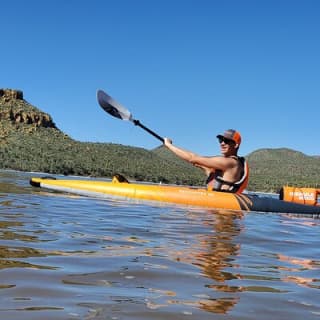 1 Person Inflatable Kayak Full-Day Rental - Transporting is required