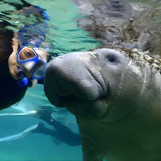 Manatee Swim and Wildlife Park with Upgrade Options from Orlando