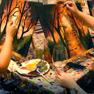 Paint and Sip BYO in Brisbane CBD Friday night