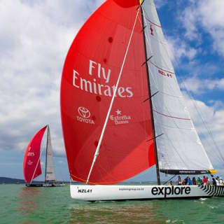 America's Cup Sailing on Auckland's Waitemata Harbour