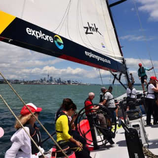 America's Cup Sailing on Auckland's Waitemata Harbour