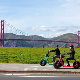 Wharf to Golden Gate Bridge - GoRide Electric Scooter Rentals