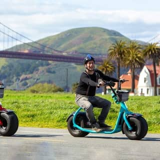 Wharf to Golden Gate Bridge - GoRide Electric Scooter Rentals