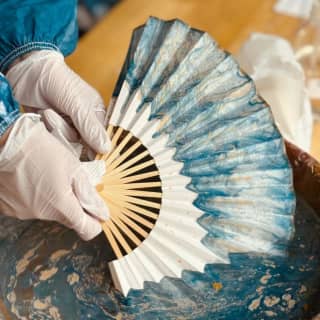 Lacquer Fan DIY Workshop-Oriental Aesthetics