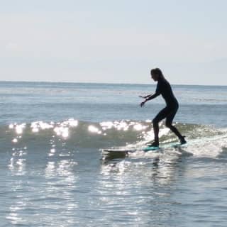 Beginner Surf Lesson in Santa Cruz