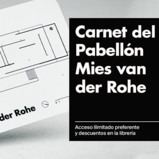 Tarjeta del Pabellón Mies van der Rohe