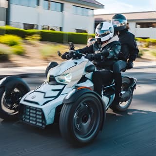 Couples Private Guided Red Rock Tour On A CanAm Trike