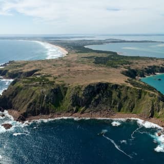8-Minute Helicopter Flight: Phillip Island Cape Woolamai or Grand Prix Circuit