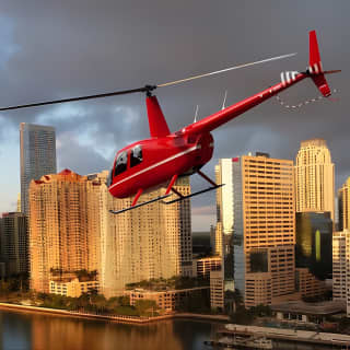 Sunset Miami Private Helicopter Tour 