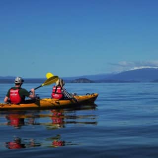 Half-Day Kayak to the Maori Rock Carvings in Lake Taupo