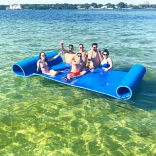 Miami Sandbar Island Yacht Charter40 Boat Rental Tours Private 