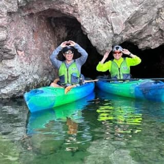 Small Group Colorado River Emerald Cave Guided Kayak Tour