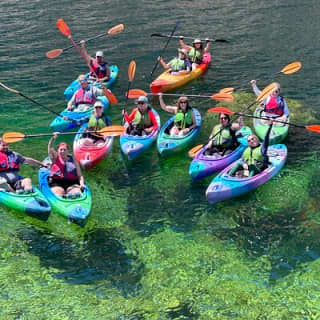 Small Group Colorado River Emerald Cave Guided Kayak Tour