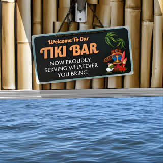 Half-Day Private Tiki Boat Beach Tour from Fort Myers