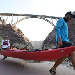 Kayak Hoover Dam with Hot Springs in Las Vegas