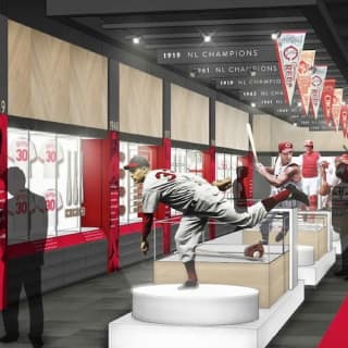 Cincinnati Reds Hall of Fame & Museum in Cincinnati, Ohio - Kid