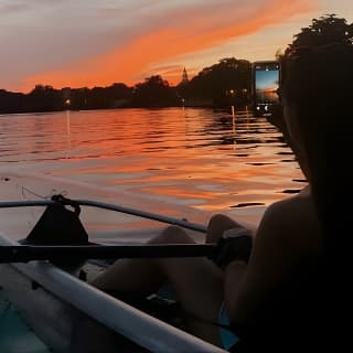 Clear Kayak Sunset Tour through The Winter Park Chain of Lakes