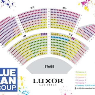 Blue Man Group at the Luxor Hotel and Casino