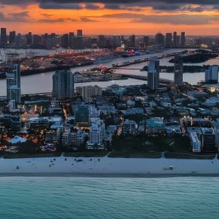 Sunset Miami Private Helicopter Tour 