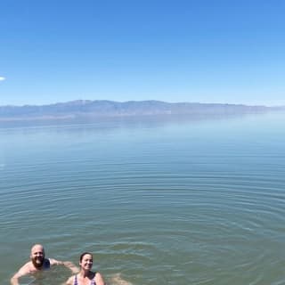 2 Hour Salt Lake Boat Tour with Swimming on the Lake