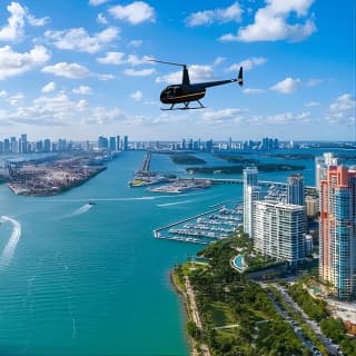 Deluxe Miami Helicopter Tour: Beaches, Skyline, and More