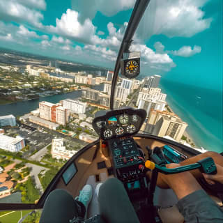 Sunset Miami Private Helicopter Tour 