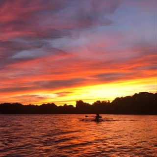 Clear Kayak Sunset Tour through The Winter Park Chain of Lakes