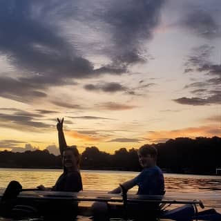 Clear Kayak Sunset Tour through The Winter Park Chain of Lakes