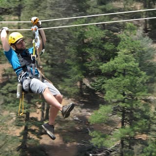 Woods Course Zipline Tour in Seven Falls