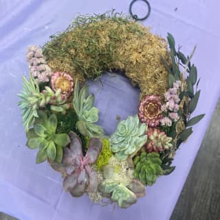 Living Succulent Wreath Making Workshop