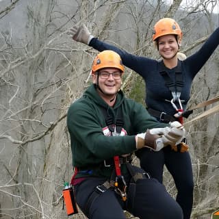 Fully Guided Zipline Canopy Tour through Kentucky River Palisades 