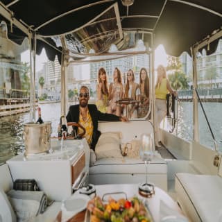 Private Luxury E-Boat Cruise with Wine and Charcuterie Board in Miami