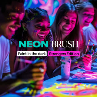 Neon Brush Strangers: A Painting Meetup