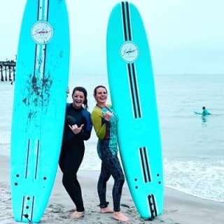 One Hour Surf Lesson with Experienced Instructor