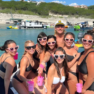 3 Hour Private Boat Charter on Lake Travis for up to 12 People