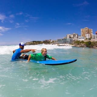 Surfing Lessons on Sydney's Bondi Beach