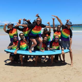 Surfing Lessons on Sydney's Bondi Beach