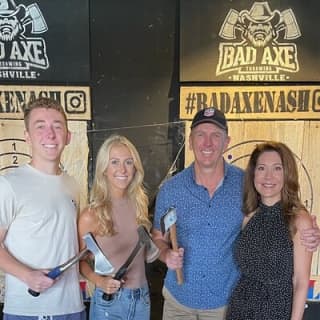 Axe Throwing Experience with Private Lane and Coach in Nashville